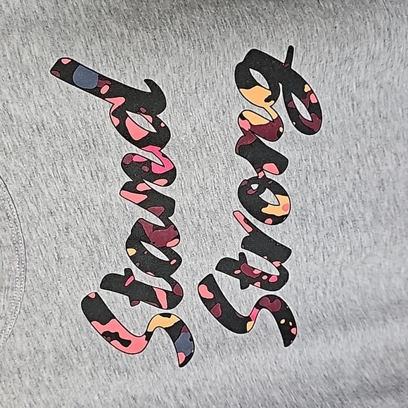 Livi stand strong workout gray tank 22/24 - Picture 3 of 7